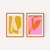 Minimalist Yellow and Pink