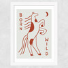 Born Wild Wide White Frame