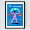 Feelin Good Medium Black Frame
