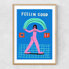 Feelin Good Narrow Oak Frame
