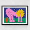 Hear Me Roar Medium Black Frame