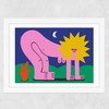 Hear Me Roar Wide White Frame