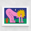 Hear Me Roar Medium White Frame