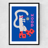 Mood Cat Narrow Black Frame