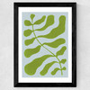 Quiet Growth Wide Black Frame