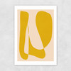 Minimalist 82 in Yellow Unframed Print