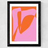 Broken Heart Wide Black Frame