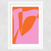 Broken Heart Wide White Frame
