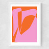 Broken Heart Medium White Frame