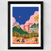 Dancing In Paradise Wide Black Frame