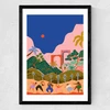 Dancing In Paradise Medium Black Frame