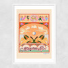 Rabbit Jumps Over The Moon Narrow White Frame