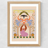 Taking Flight Wide Oak Frame