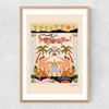 Tropical Serenade Narrow Oak Frame