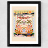 Tropical Serenade Wide Black Frame
