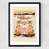 Tropical Serenade Medium Black Frame
