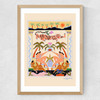 Tropical Serenade Medium Oak Frame