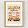 Tropical Serenade Wide Oak Frame