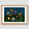 Frolick Under The Stars Wide Oak Frame