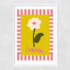 Daisy by Emmy Lupin Studio Narrow White Frame