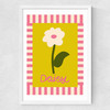 Daisy by Emmy Lupin Studio Medium White Frame