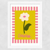 Daisy by Emmy Lupin Studio Wide White Frame