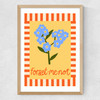 Forget Me Not Medium Oak Frame