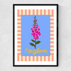 Foxglove Narrow Black Frame