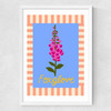 Foxglove Medium White Frame