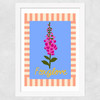 Foxglove Wide White Frame