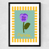 Pansy Medium Black Frame