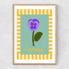 Pansy Narrow Oak Frame