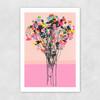 Buttercups Pink Unframed Print