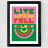 Full Colour Wide Black Frame