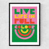 Full Colour Narrow Black Frame