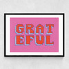 Grateful Narrow Black Frame