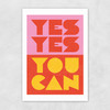 Yes by Judy Andrews Unframed Print