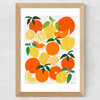 Orange and Lemon Harvest Wide Oak Frame