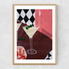Martini + Olives Narrow Oak Frame