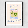 Spicy Margarita Narrow Black Frame
