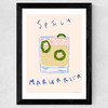 Spicy Margarita Wide Black Frame