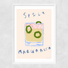 Spicy Margarita Narrow White Frame