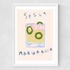 Spicy Margarita Medium White Frame