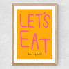 Let's Eat by SimplyExtraJordanary Medium Oak Frame