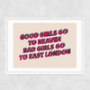 Good Girls Narrow White Frame