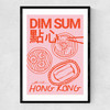 Dim Sum by Stephie Cardona Narrow Black Frame