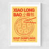 Soup Dumplings Medium White Frame