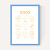 Eggs (Yellow on White) II