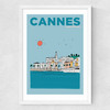Cannes Medium White Frame