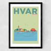 Hvar Medium Black Frame